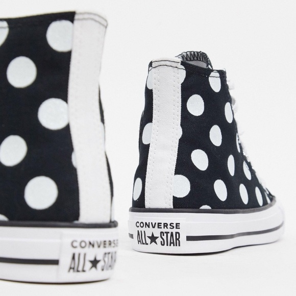 Great Description About Converse High Tops Polka Dot